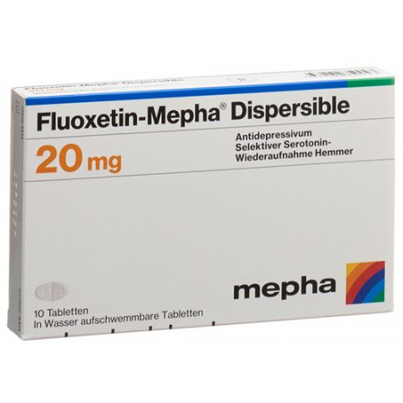 Флуоксетин Мефа 20 мг 100 диспергируемых таблеток 
