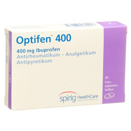 Оптифен 400мг 20 таблеток покрытых оболочкой 