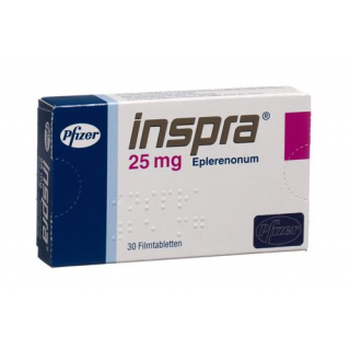 Инспра 25 мг 30 таблеток покрытых оболочкой 