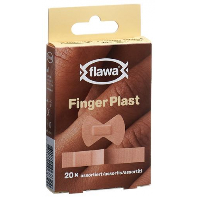 Flawa Finger Plast Assortiert 20 штук