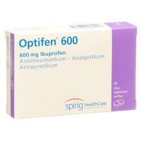 Оптифен 600мг 20 таблеток покрытых  оболочкой 