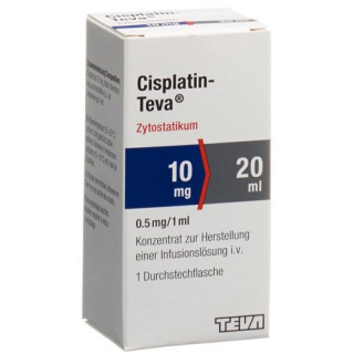 Цисплатин Тева инфузионный концентрат 10 мг / 20 мл флакон 20 мл