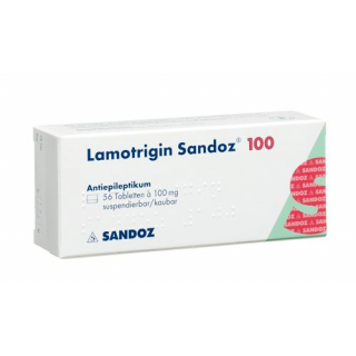 Ламотриджин Сандоз 100 мг 56 диспергируемых таблеток 