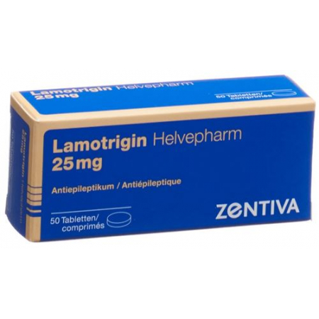 Ламотриджин Хелвефарм 25 мг 50 диспергируемых таблеток