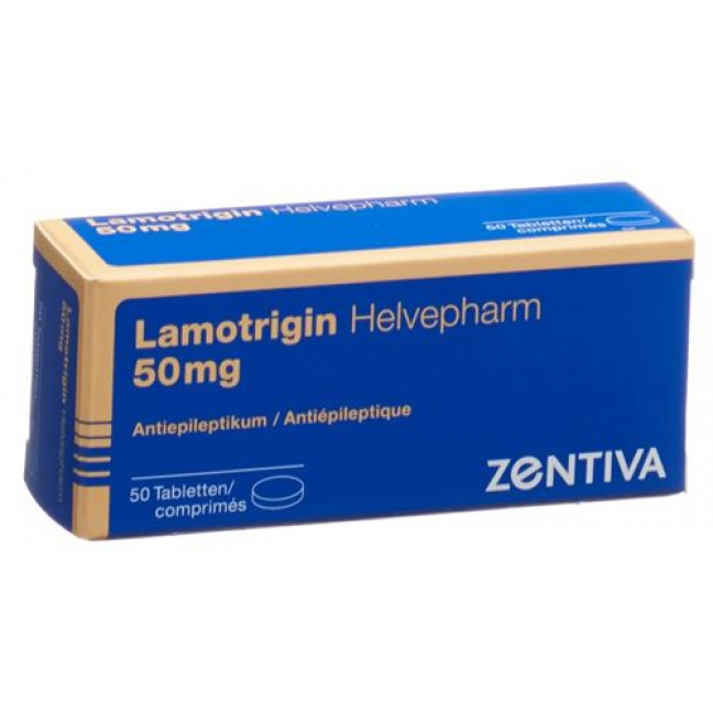 Ламотриджин Хелвефарм 50 мг 50 диспергируемых таблеток