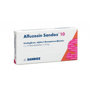 Альфузозин Сандоз 10 мг 10 ретард таблеток