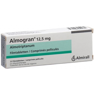 Альмогран 12,5 мг 12 таблеток покрытых оболочкой