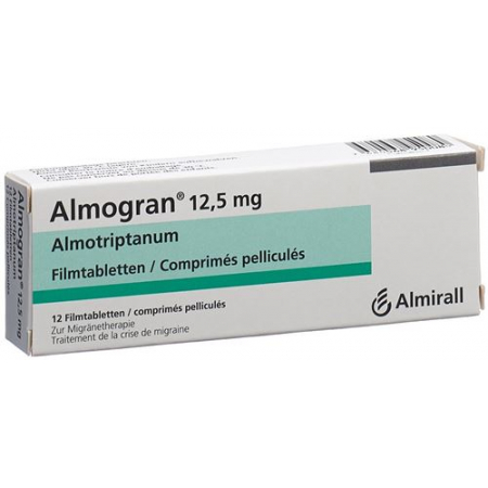 Альмогран 12,5 мг 12 таблеток покрытых оболочкой