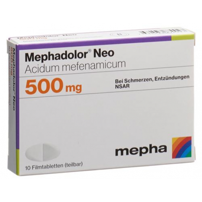 Мефадолор Нео 500 мг 30 таблеток покрытых оболочкой 