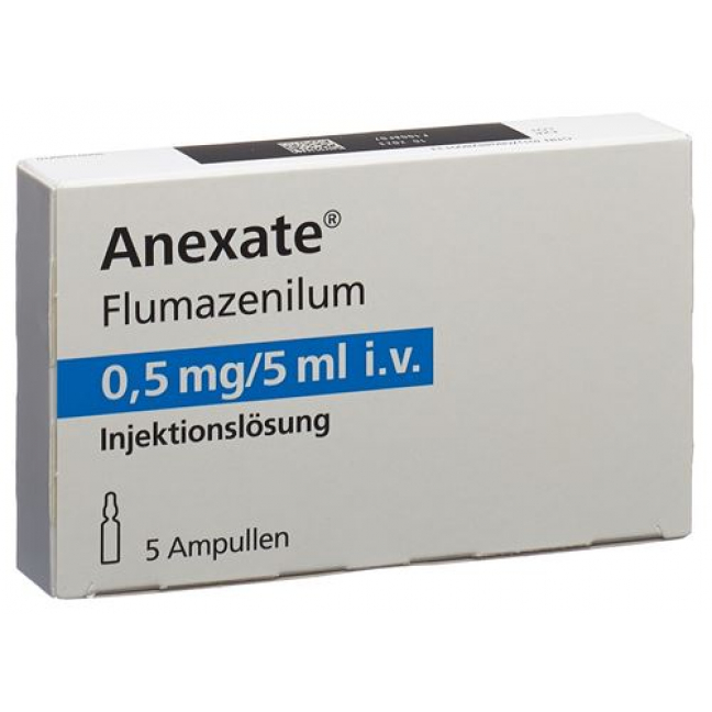 Анексат раствор для инъекций 0,5 мг / 5 мл 5 ампул по 5 мл