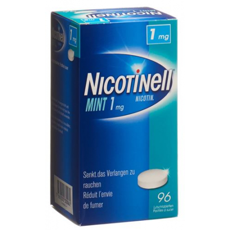 Никотинелл Мята 1 мг 96 таблеток для рассасывания