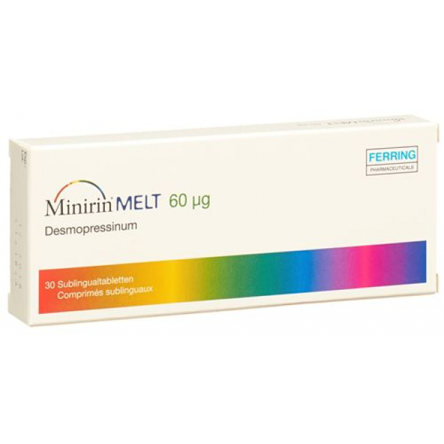 Минирин Мелт 60 мкг 30 подъязчных таблеток  - АПТЕКА ЦЮРИХ