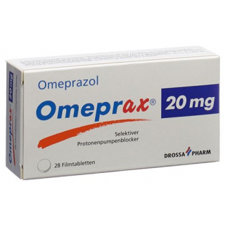 Omeprax 20 mg 28 filmtablets
