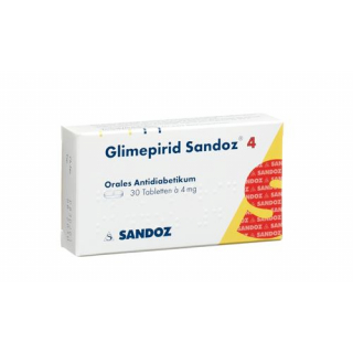 Глимепирид Сандоз 4 мг 30 таблеток