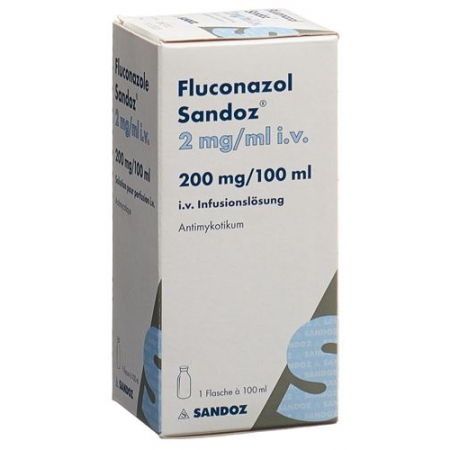 Флуконазол Сандоз раствор для инфузий 200 мг / 100 мл флакон 100 мл