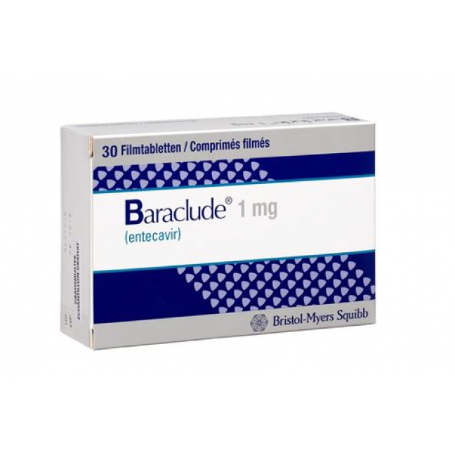 Baraclude 1 mg 30 filmtablets