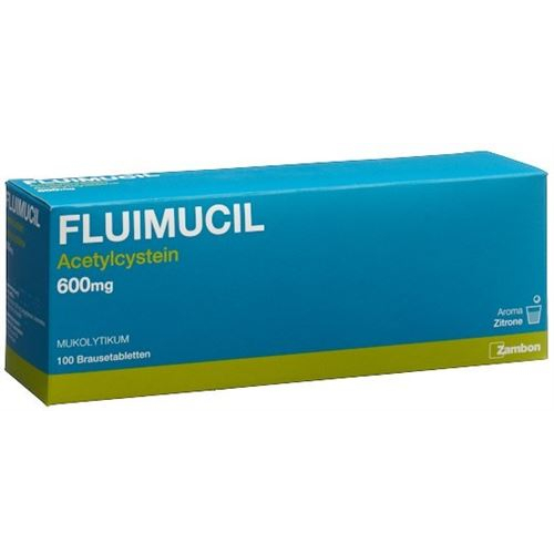 Fluimucil 600 mg Erwachsene Citron 100 Brausetablets