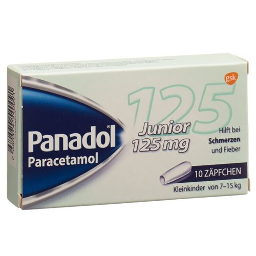 Панадол Джуниор 125 мг 10 суппозиториев