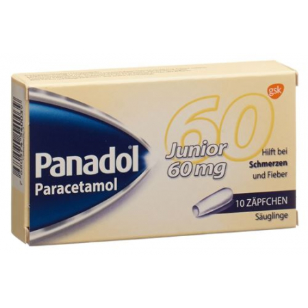 Панадол Джуниор 60 мг 10 суппозиториев