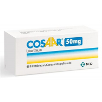 Козаар 50 мг 98 таблеток покрытых оболочкой 