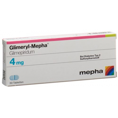 Глимерил Мефа 4 мг 30 таблеток 