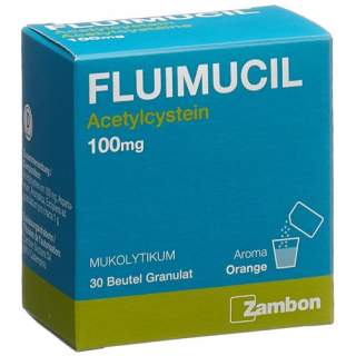 Флуимуцил 100 мг 30 пакетиков гранулы для детей