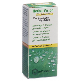 Херба Визион евфразия (трава очанки) глазные капли 15 мл