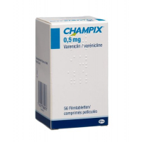 Чампикс 0,5 мг 56 таблеток покрытых оболочкой