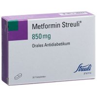 Metformin Streuli 850 mg 30 filmtablets