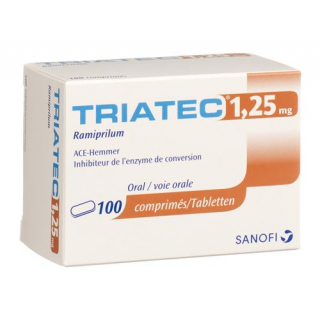 Триатек 1,25 мг 100 таблеток