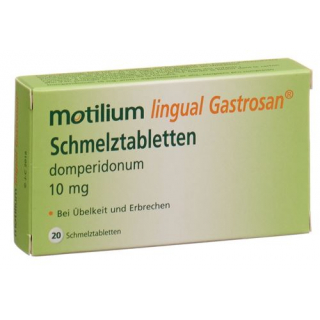 Мотилиум 10 мг 20 лингвальных таблеток