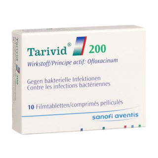 Таривид 200 мг 10 таблеток покрытых оболочкой 