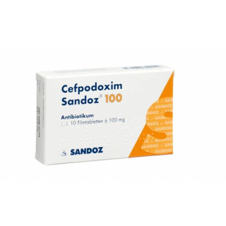 Цефподоксим Сандоз 100 мг 20 таблеток покрытых оболочкой 