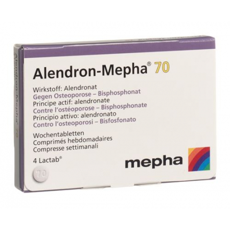 Alendron Mepha 70 mg 3 X 4 Lactabs