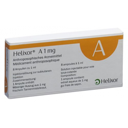 Хеликсор A раствор для инъекций 1 мг 8 ампул