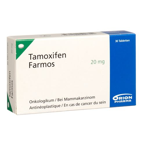 Тамоксифен Фармос 20 мг 30 таблеток