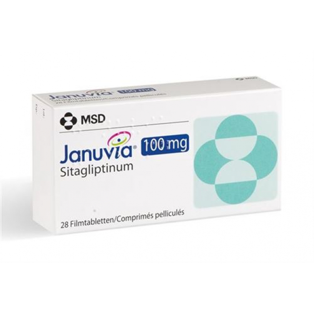 Янувиа 100 мг 28 таблеток покрытых оболочкой 