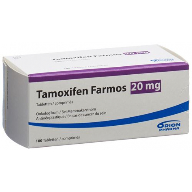 Тамоксифен Фармос 20 мг 100 таблеток 