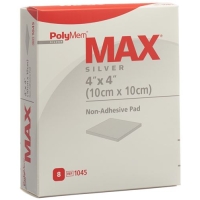 PolyMem MAX Silver Superabsorber 10х10см 8 шт