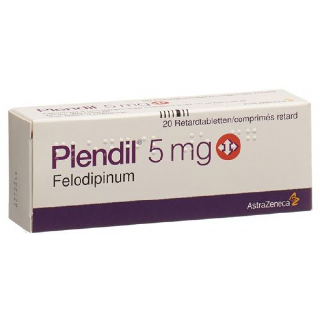 Плендил 5 мг 20 ретард таблеток
