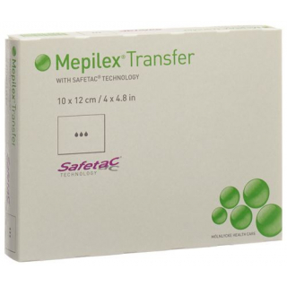 Mepilex Transfer Drainageverb 10x12см Silik 5 штук