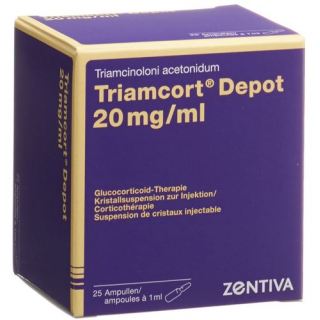 Triamcort Depot 20 mg 25 Ampullen je 1 ml