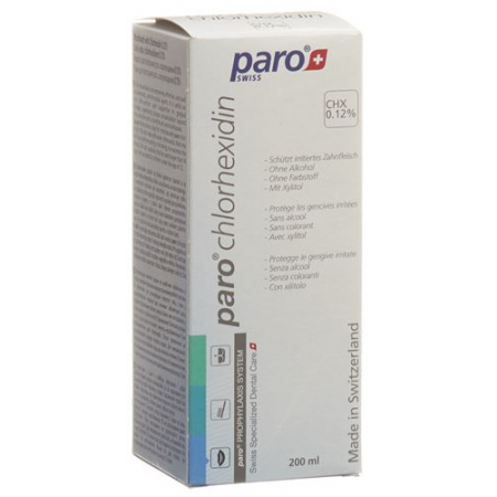Paro ополаскиватель для полости рта Chlorhexidin 0.12% бутылка 200мл