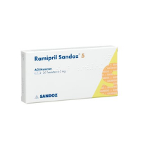 Рамиприл Сандоз 5 мг 100 таблеток