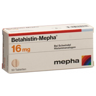Бетагистин Мефа 16 мг 50 таблеток