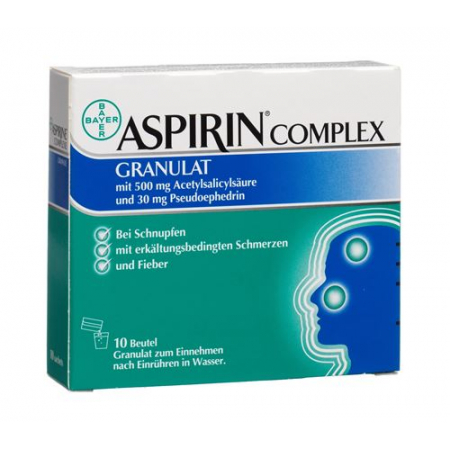 Аспирин Комплекс гранулы 10 пакетиков