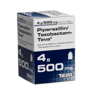 Пиперациллин-Тазобактам Тева сухое вещество 4,5 г 1 флакон