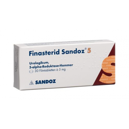 Финастерид Сандоз 5 мг 30 таблеток покрытых оболочкой  