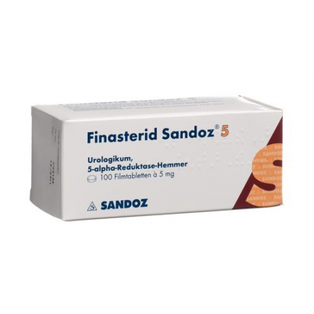 Финастерид Сандоз 5 мг 100 таблеток покрытых оболочкой  