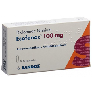 Ecofenac 100 mg 10 Zaepfchen